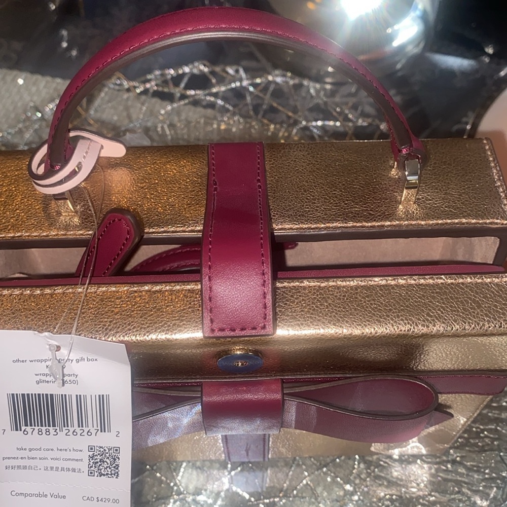KATE SPADE wrapping party gift box Crossbody! - Picture 13 of 13